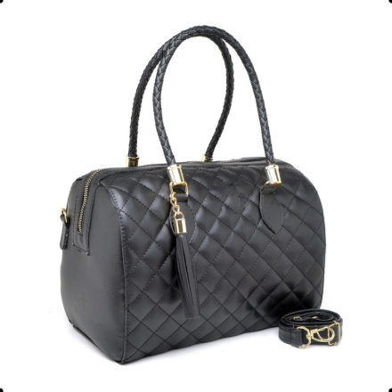 Bolsa Enzy Dubai Baú Preto